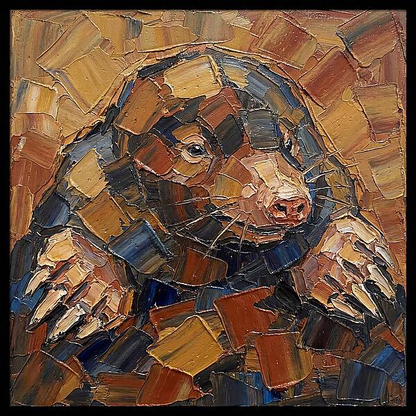 Mole In Palette Knife Style