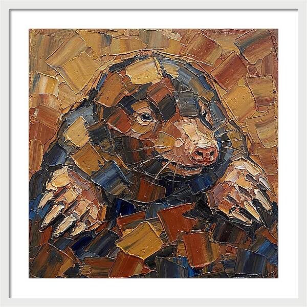 Mole In Palette Knife Style