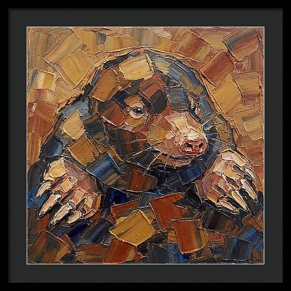 Mole In Palette Knife Style