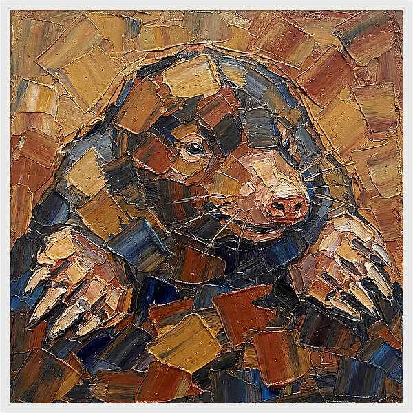 Mole In Palette Knife Style