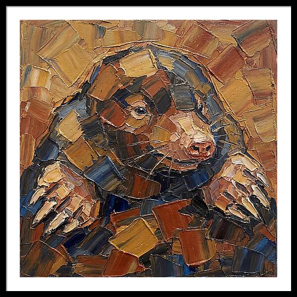 Mole In Palette Knife Style