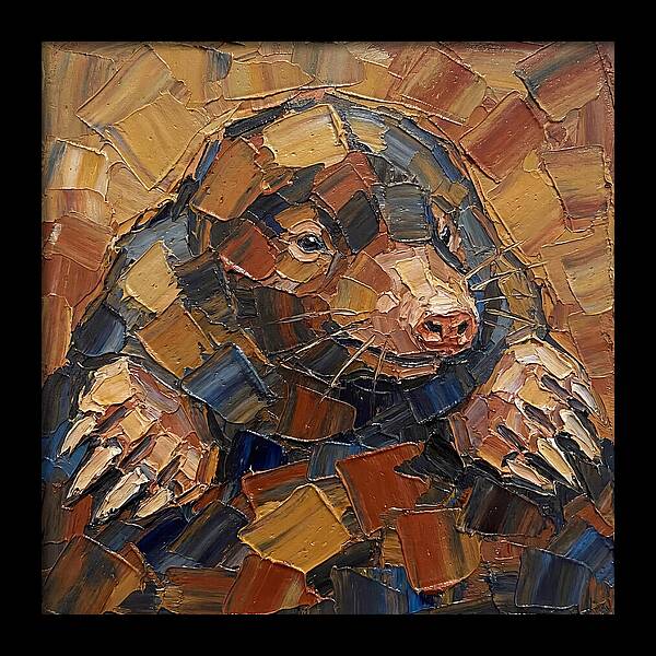 Mole In Palette Knife Style