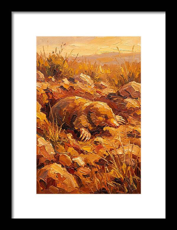 Mole In The Mediterranean Landscape