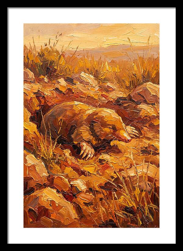 Mole In The Mediterranean Landscape
