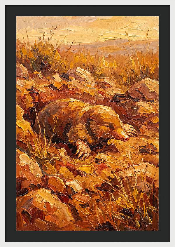 Mole In The Mediterranean Landscape