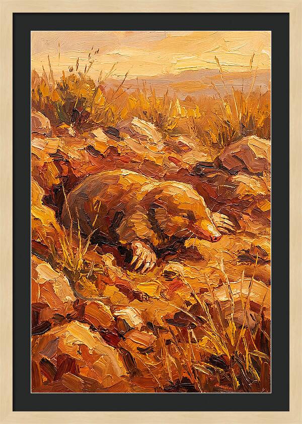 Mole In The Mediterranean Landscape