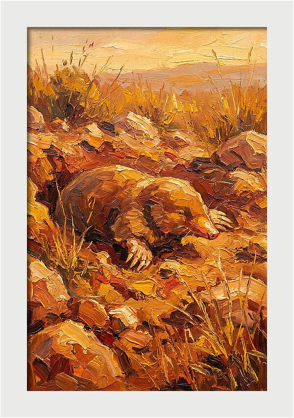 Mole In The Mediterranean Landscape
