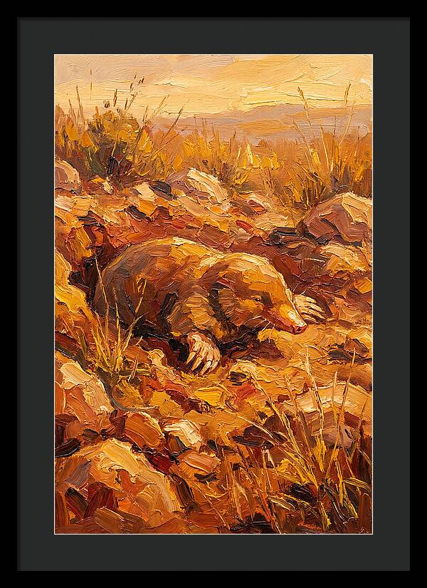 Mole In The Mediterranean Landscape