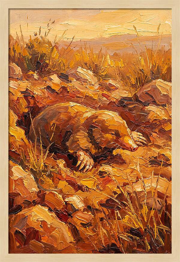Mole In The Mediterranean Landscape