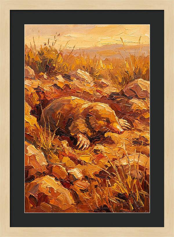 Mole In The Mediterranean Landscape