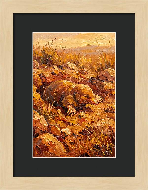 Mole In The Mediterranean Landscape