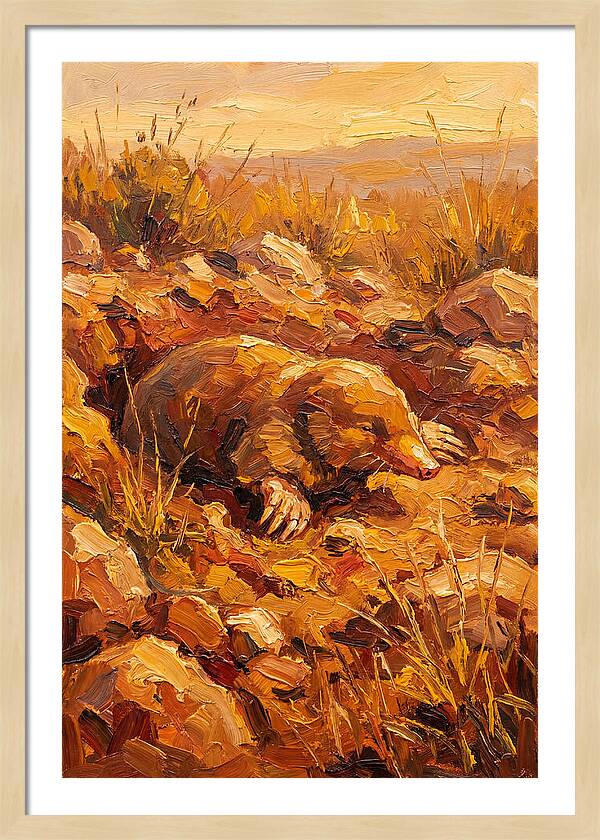 Mole In The Mediterranean Landscape