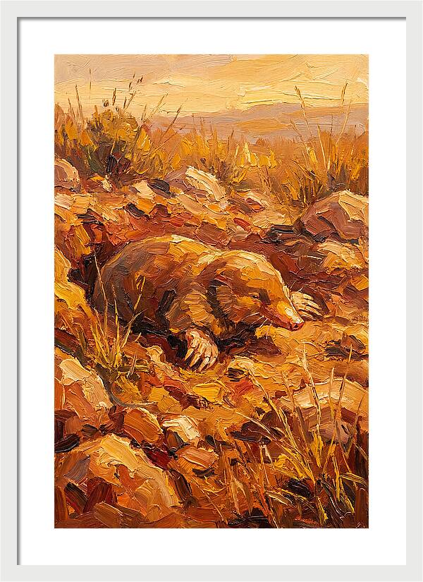 Mole In The Mediterranean Landscape