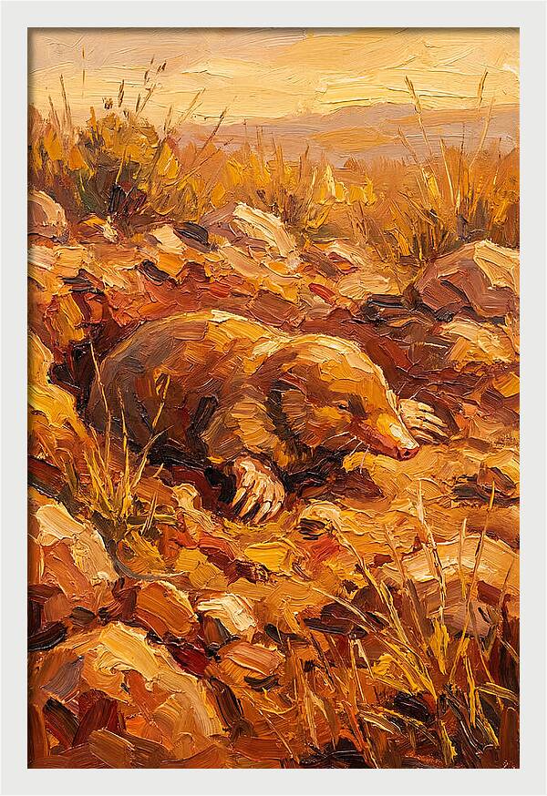 Mole In The Mediterranean Landscape