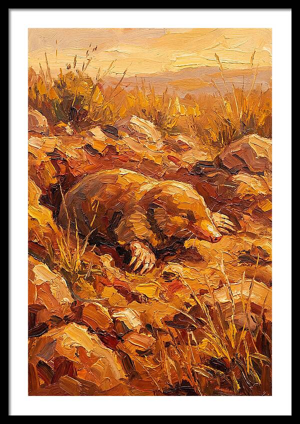 Mole In The Mediterranean Landscape