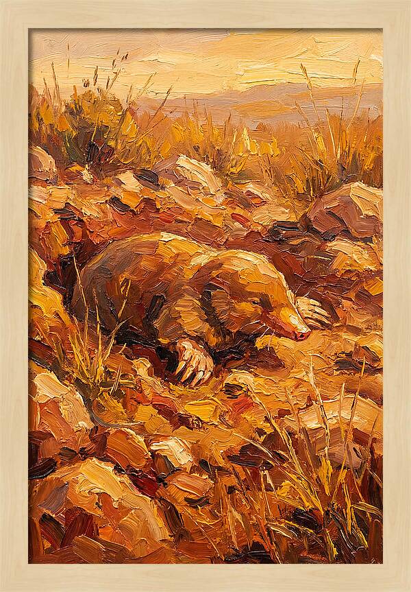 Mole In The Mediterranean Landscape