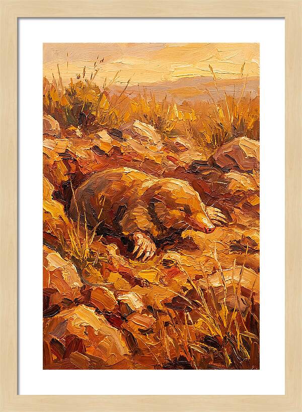 Mole In The Mediterranean Landscape