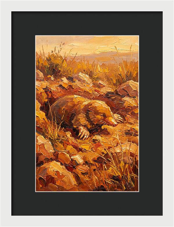 Mole In The Mediterranean Landscape