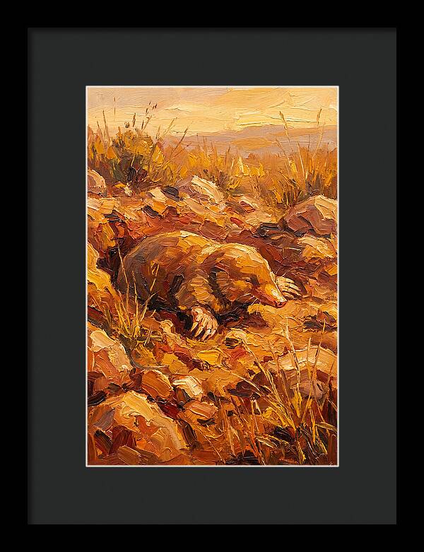 Mole In The Mediterranean Landscape