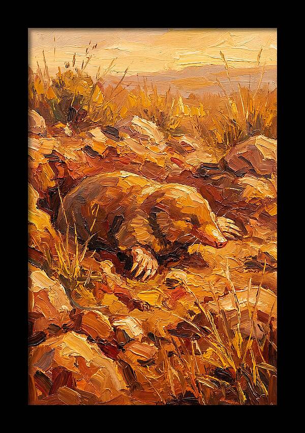 Mole In The Mediterranean Landscape