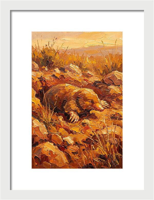 Mole In The Mediterranean Landscape
