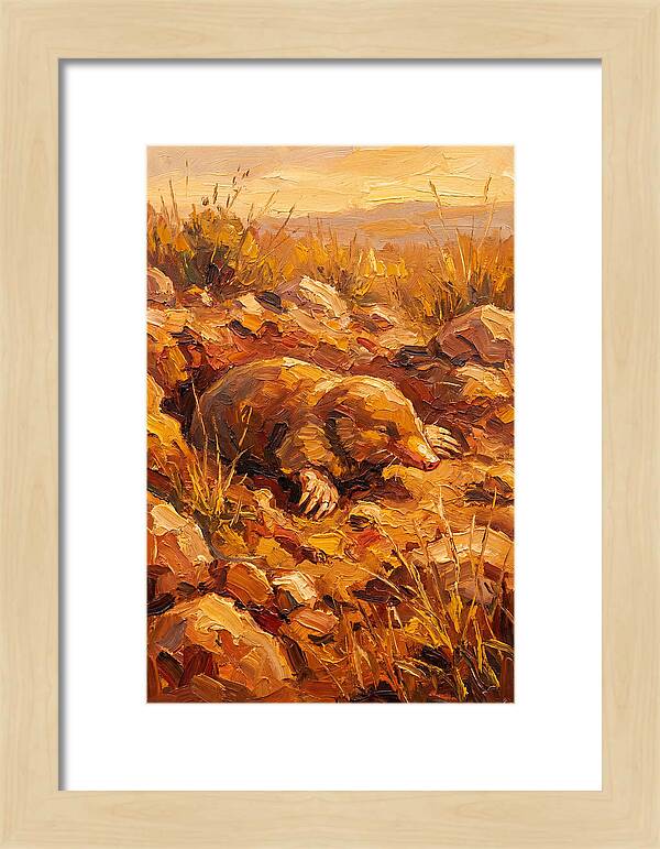 Mole In The Mediterranean Landscape