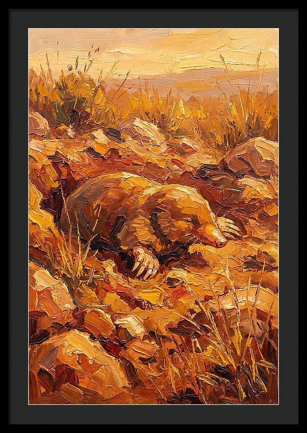 Mole In The Mediterranean Landscape