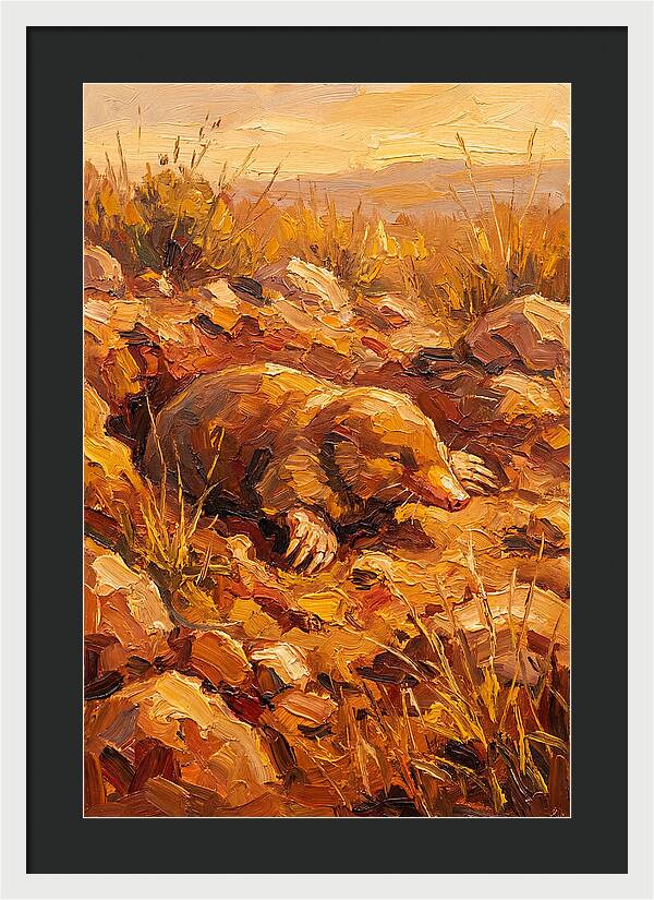 Mole In The Mediterranean Landscape