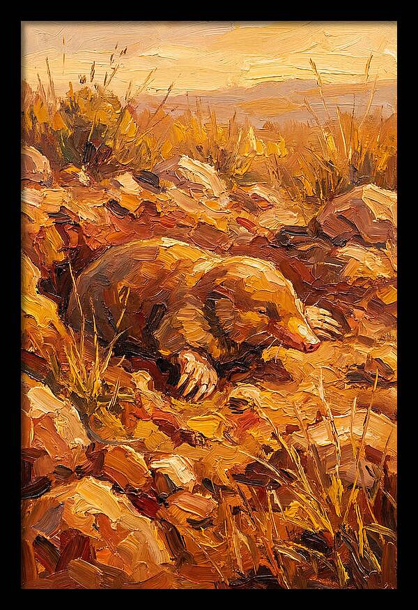 Mole In The Mediterranean Landscape