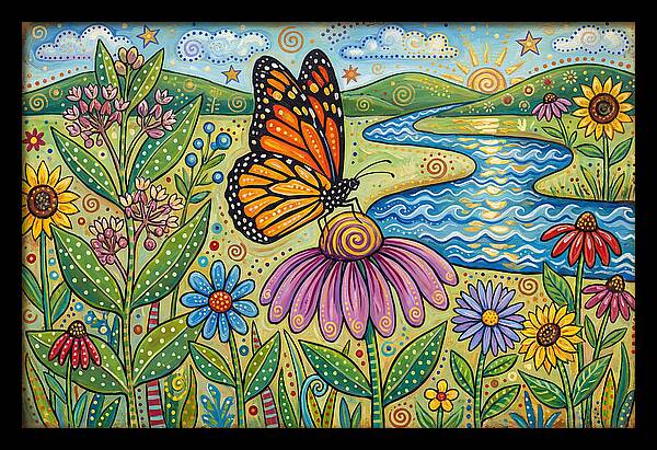 Monarch Butterfly In Bloom