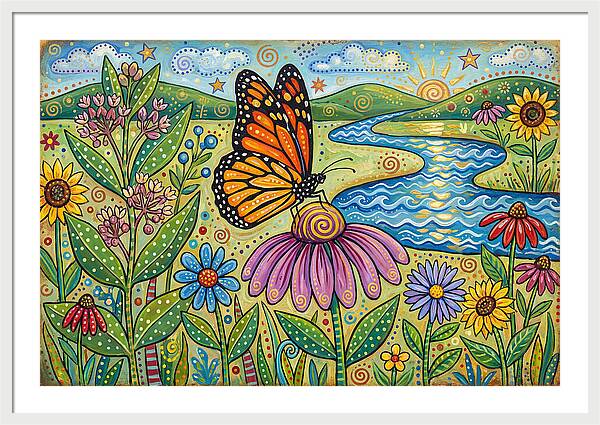 Monarch Butterfly In Bloom