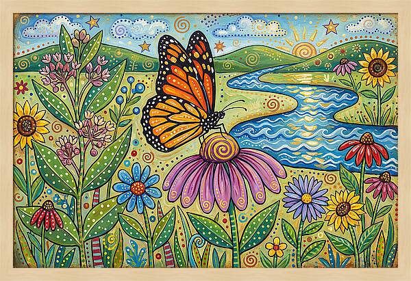 Monarch Butterfly In Bloom