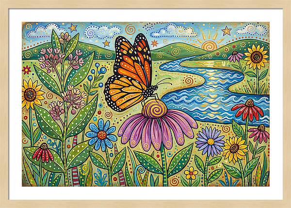 Monarch Butterfly In Bloom