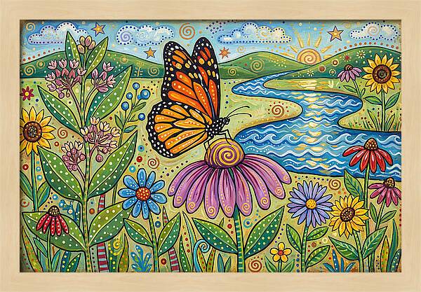 Monarch Butterfly In Bloom