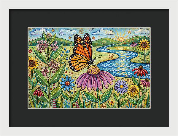 Monarch Butterfly In Bloom