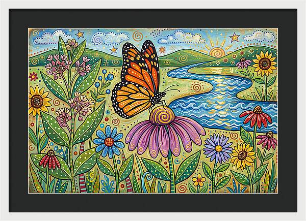 Monarch Butterfly In Bloom