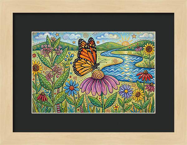 Monarch Butterfly In Bloom