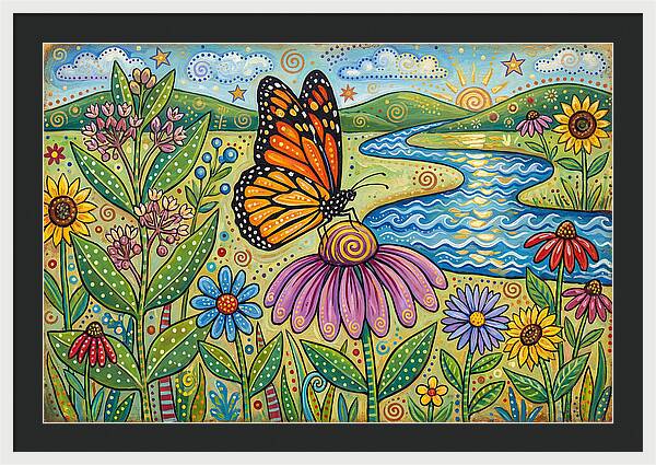 Monarch Butterfly In Bloom