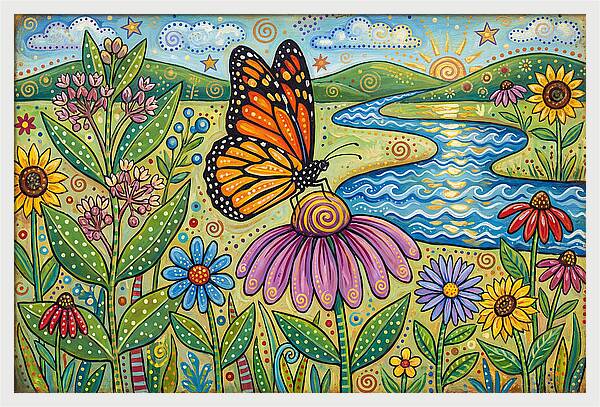 Monarch Butterfly In Bloom