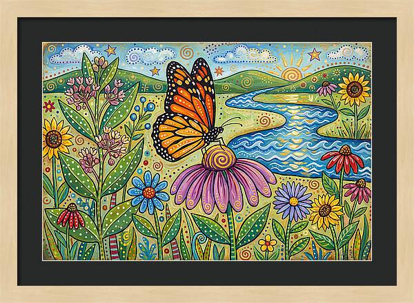 Monarch Butterfly In Bloom