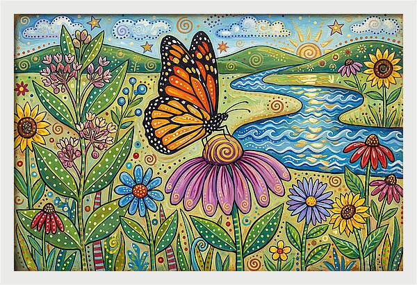 Monarch Butterfly In Bloom