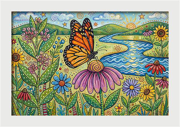 Monarch Butterfly In Bloom