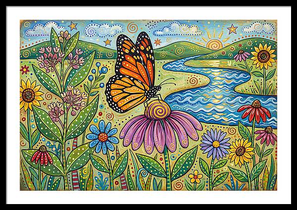 Monarch Butterfly In Bloom