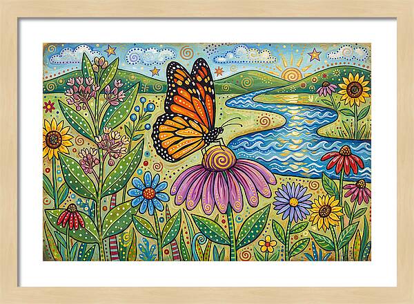 Monarch Butterfly In Bloom