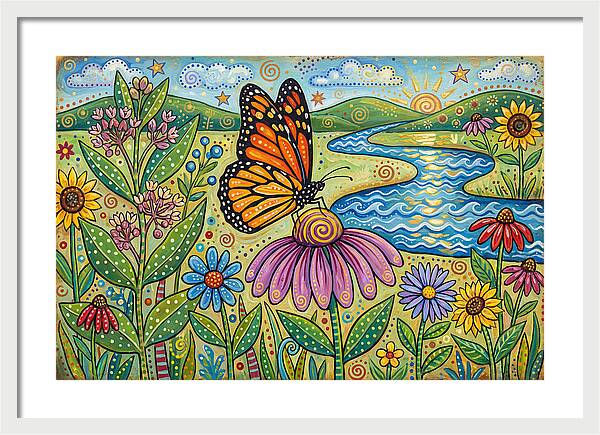 Monarch Butterfly In Bloom