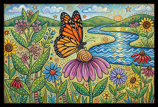 Monarch Butterfly In Bloom