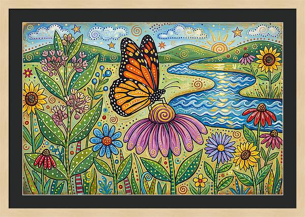 Monarch Butterfly In Bloom