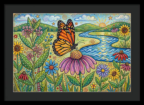 Monarch Butterfly In Bloom
