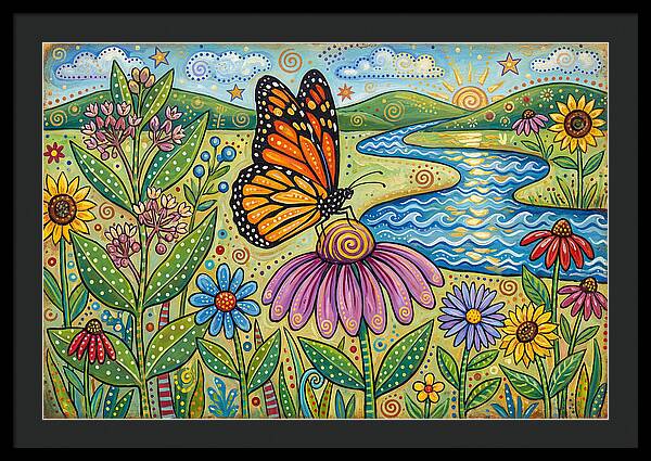 Monarch Butterfly In Bloom