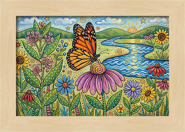 Monarch Butterfly In Bloom